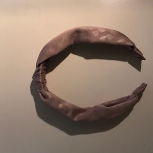 Anthropologie Dusty Rose Knotted Headband